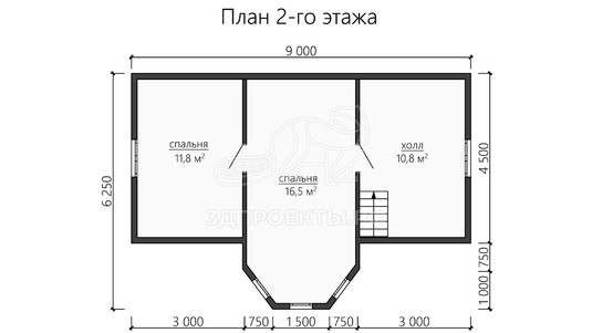 3d проект ДБW162 - планировка</div>