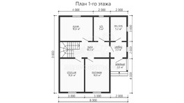 3d проект ДБW168 - планировка