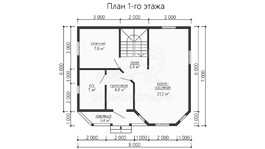 3d проект ДБW173 - планировка