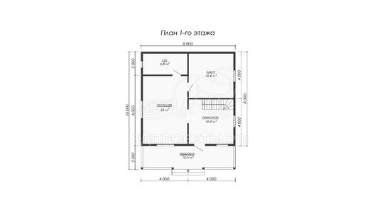 3d проект ДБW185 - планировка