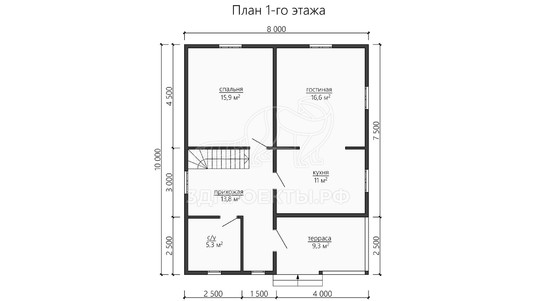 3d проект ДБW188 - планировка