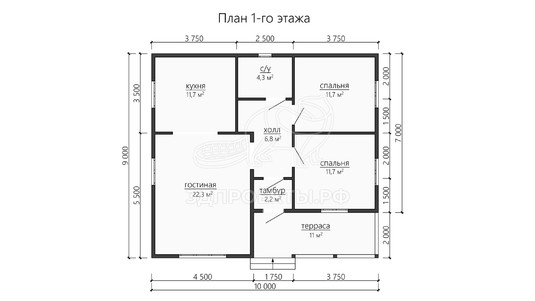 3d проект ДБW193 - планировка</div>