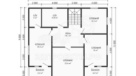 3d проект ДБW194 - планировка</div>