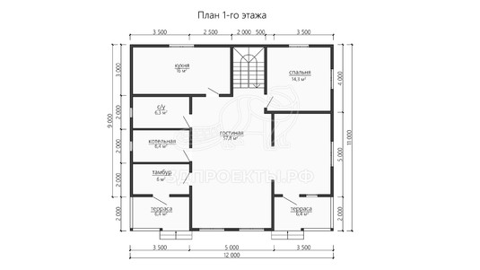 3d проект ДБW194 - планировка