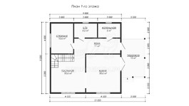 3d проект ДБW214 - планировка