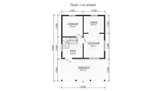 3d проект ДБW217 - планировка