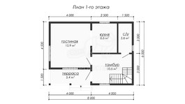 3d проект ДБW218 - планировка