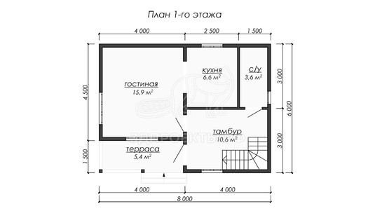 3d проект ДБW218 - планировка