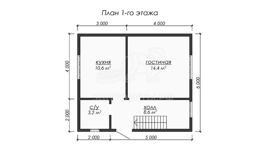 3d проект ДБW246 - планировка