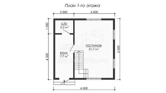 3d проект ДБW247 - планировка