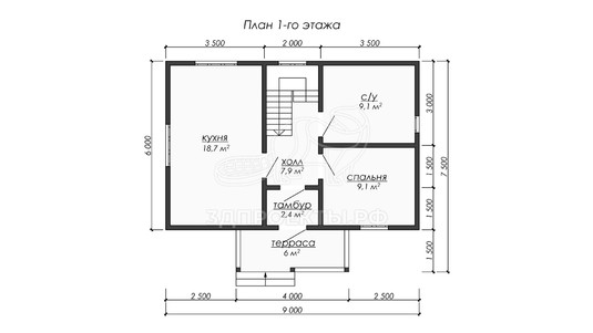 3d проект ДБW248 - планировка