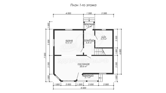 3d проект ДБW251 - планировка