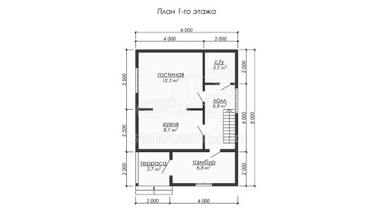 3d проект ДБW252 - планировка