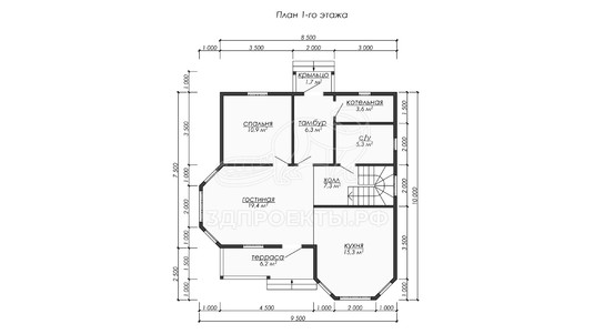 3d проект ДБW263 - планировка