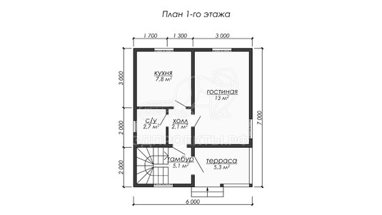 3d проект ДБW267 - планировка