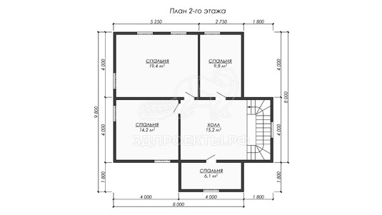 3d проект ДБW268 - планировка</div>