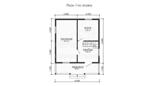 3d проект ДБW284 - планировка