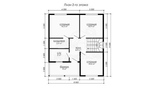 3d проект ДБW288 - планировка</div>