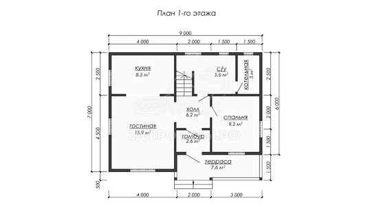 3d проект ДБW293 - планировка