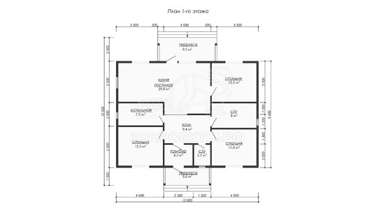 3d проект ДБW296 - планировка</div>