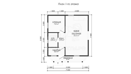 3d проект ДБW298 - планировка