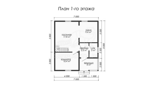 3d проект ДКW042 - планировка