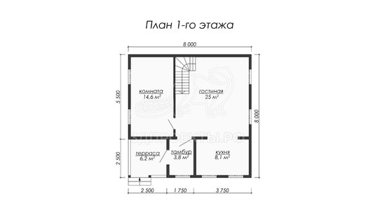 3d проект ДКW048 - планировка