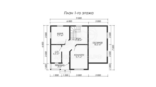 3d проект ДКW062 - планировка