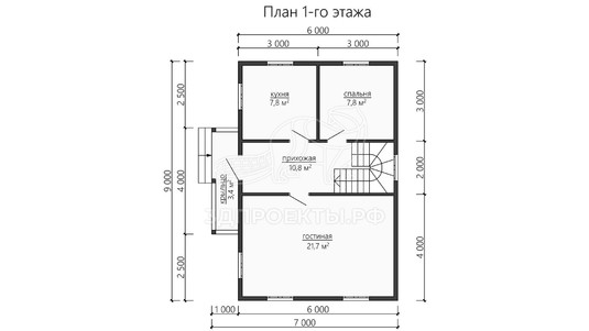 3d проект ДКW154 - планировка