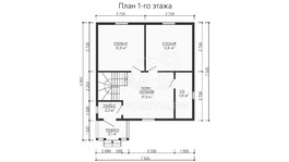 3d проект ДКW166 - планировка