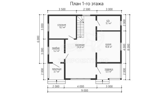 3d проект ДКW177 - планировка