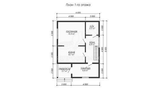 3d проект ДКW252 - планировка