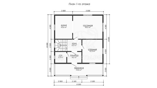 3d проект ДКW260 - планировка