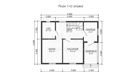 3d проект ДКW277 - планировка