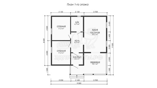 3d проект ДКW294 - планировка</div>