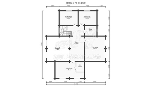 3d проект СК001 - планировка 2 этажа</div>