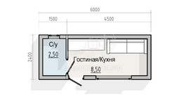 3d проект СМ001 - планировка 1 этажа</div>