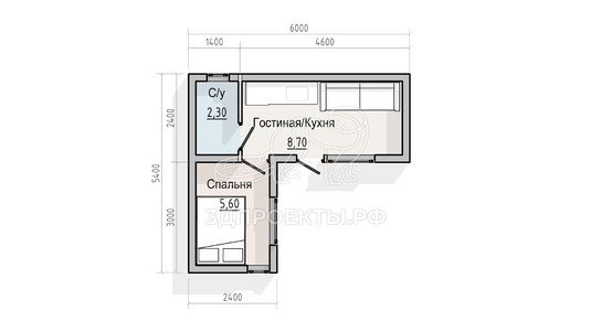 3d проект СМ005 - планировка 1 этажа</div>