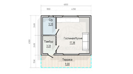 3d проект СМ012 - планировка 1 этажа</div>