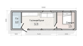 3d проект СН004 - планировка 1 этажа</div>