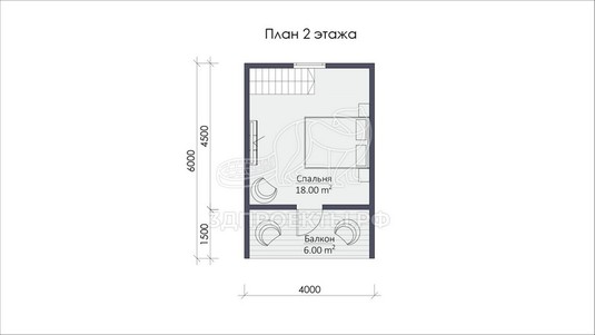 3d проект СП003 - планировка 2 этажа</div>