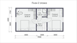 3d проект СП007 - планировка 2 этажа</div>