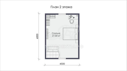 3d проект СП015 - планировка 2 этажа</div>