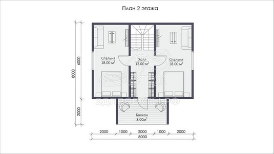 3d проект СП039 - планировка 2 этажа</div>