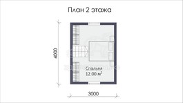 3d проект СП052 - планировка 2 этажа</div>