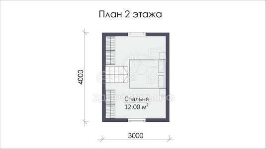 3d проект СП052 - планировка 2 этажа</div>