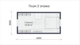 3d проект СП060 - планировка 2 этажа</div>