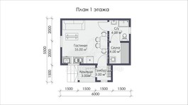 3d проект СП064 - планировка 1 этажа</div>