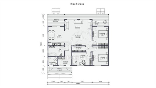 3d проект СП078 - планировка 1 этажа</div>