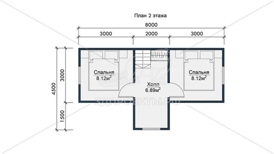 3d проект СП093 - планировка 2 этажа</div>